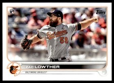 2022 Topps Zac Lowther Rookie Baltimore Orioles #133