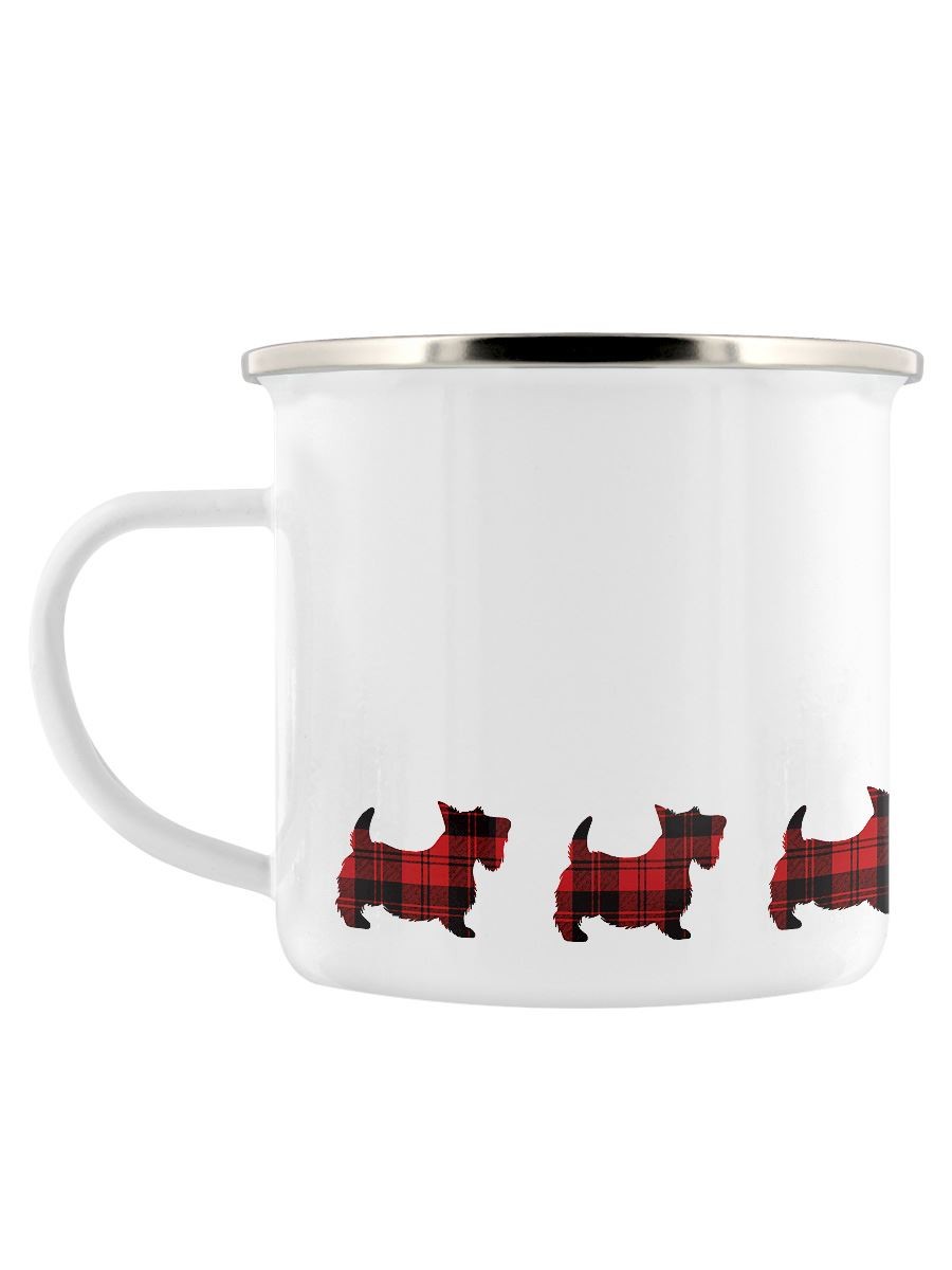 Scottie Dog Enamel Mug