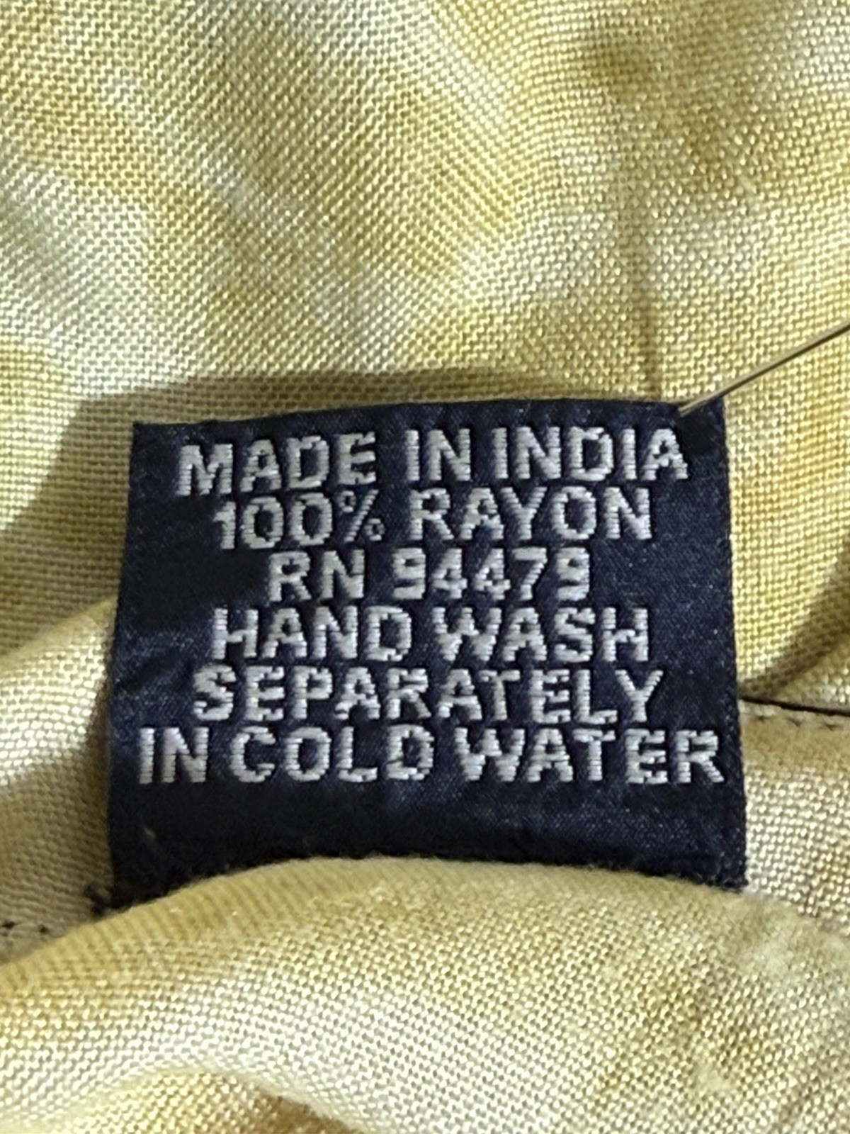 The African Scene Women’s Size 2X Gold Black Ankara Print Tunic & Pants Set