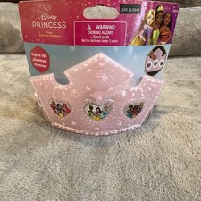 Disney Princess Tiara Crown Lights Up Princesses Fairytale Play Costume New