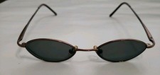 Richard Taylor Aaron Glasses FRAMES ONLY Brown Metal 45-18-135 Oval Slim D53