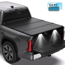 5ft Hard Tonneau Cover 3-fold For 2016-2023 Toyota Tacoma Short Bed Cover