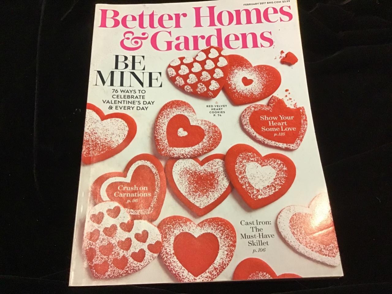 Better Homes and Gardens February 2017 Valentine Special Edition