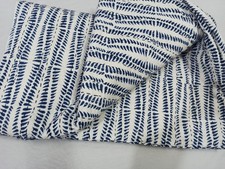 Indian Handmade Cotton Kantha Quilt Hand Block Print King Size Bedspread Blanket