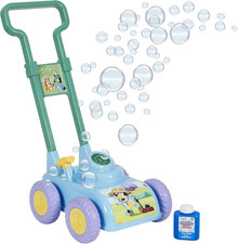 BLUEY Bubble Lawn Mower for Toddlers, Bubble Blowing Machine with Sound for Indo