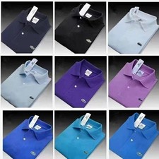 2026 Classic Men's Polo Short Sleeve Mesh Regular Shirt S - 4XL