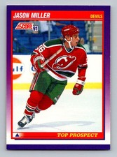 #312 1991-92 Score * Jason Miller New Jersey Devils