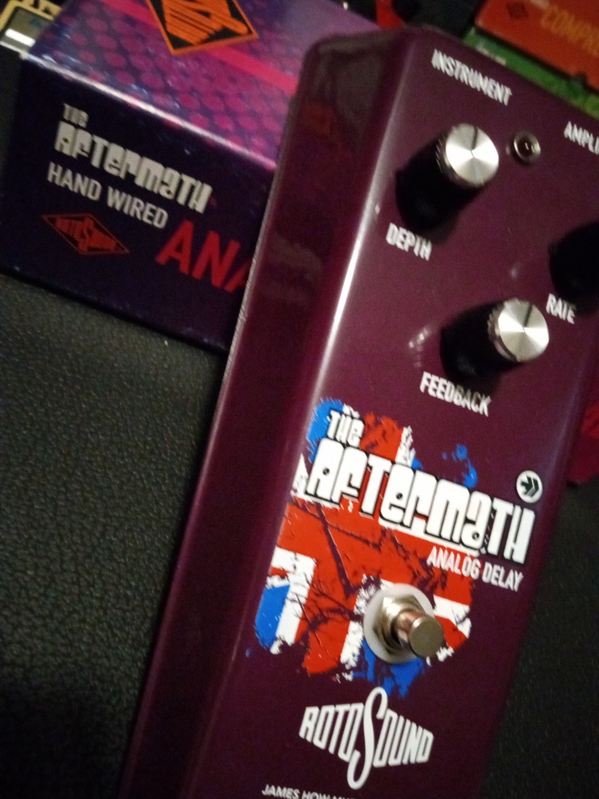Rotosound RAM1 The Aftermath Delay Electric Guitar Effects FX Pedal 