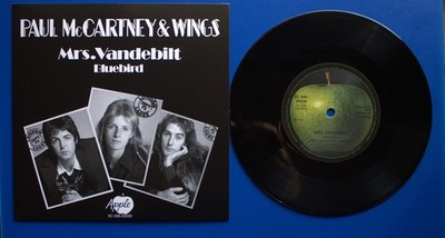 1 vinyl 7'' single from Paul McCartney box set: Mrs Vanderbilt/Bluebird