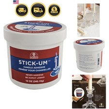 Stick-Um Candle Adhesive, 12 Ounces of Candle...