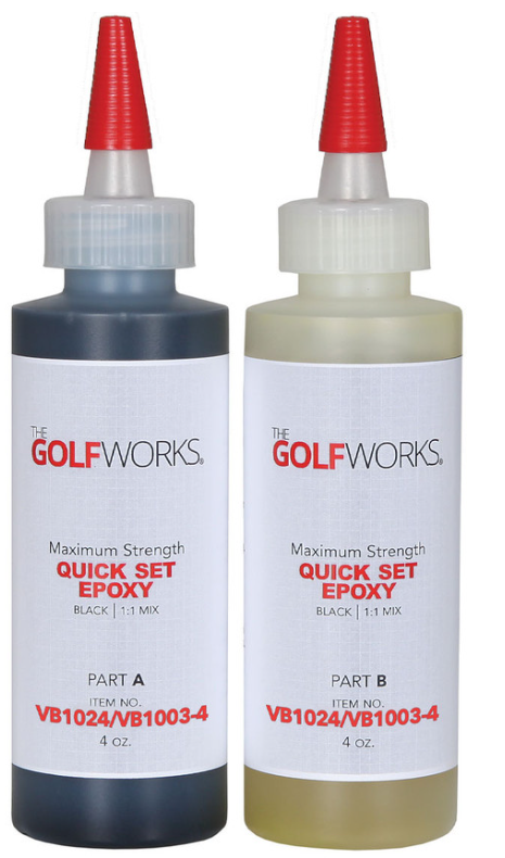 The GolfWorks Maximum Strength Quick Set Epoxy - Options: 8oz