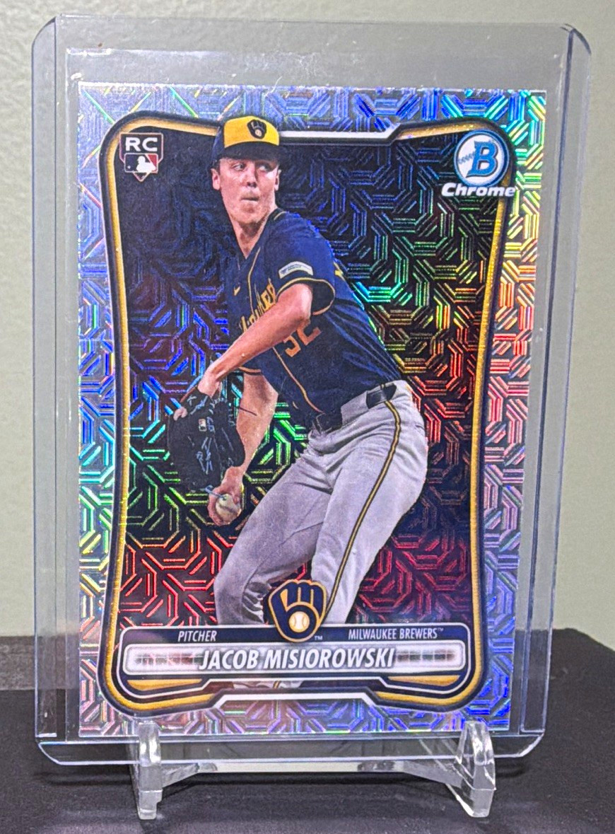 Topps 2026 Bowman Chrome Jacob Misiorowski RC #35 Mojo Refractor Cy Young? 🔥