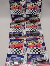 Lot 6 1993 Matchbox NASCAR Racing Super Stars All Different White Rose