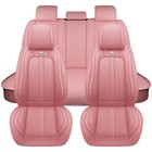 Full Surround Car Seat Covers Universal Nappa Leather Front Rear Cushion Protect