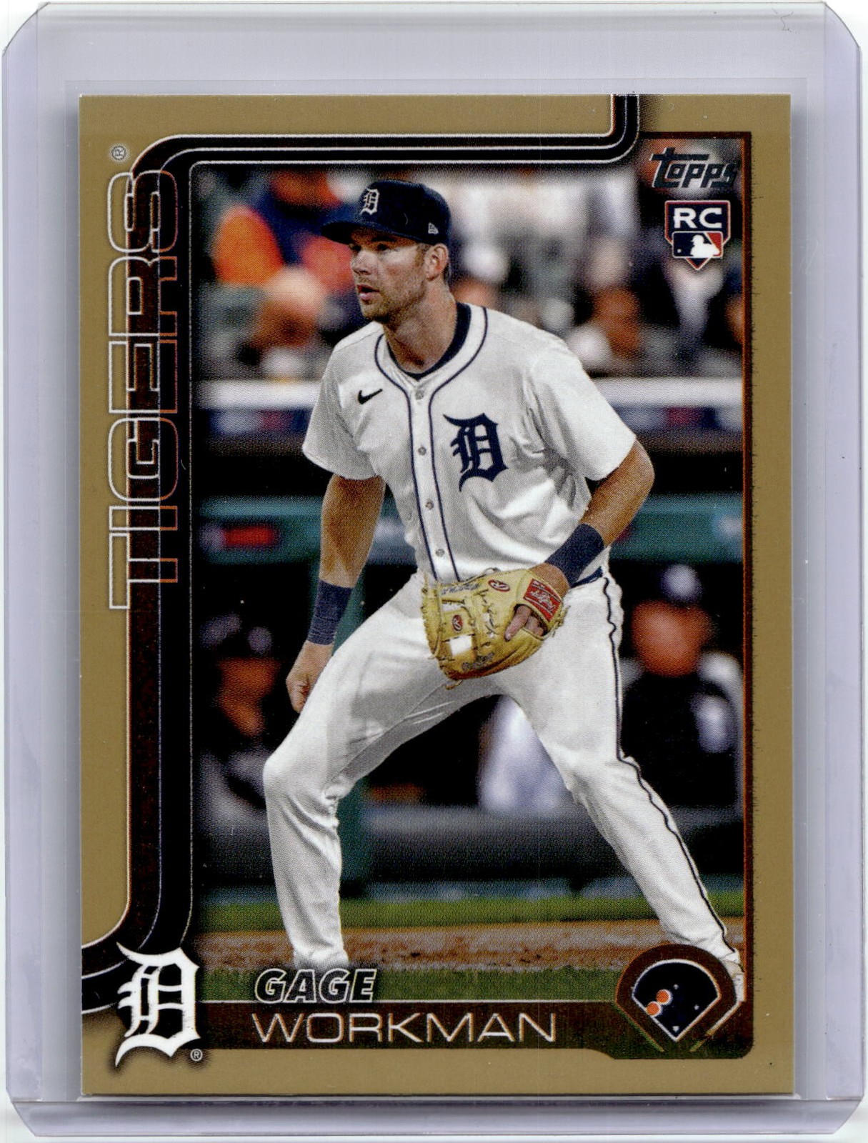 2025 Topps Update Gage Workman #US118 Gold Border #/2025