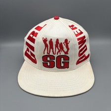 Vintage Spice Girls 1990s 90?s GIRL POWER Hat Adjustable StrapBack White