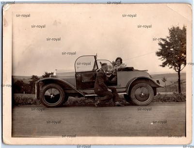 Opel Auto KFZ 1929 in Essen - 1920er Oldtimer - Foto 12x9cm