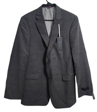 Tommy Hilfiger Mens 42L Modern Fit Stretch Suit Separate Jacket Wool Blend Gray
