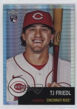 2022 Topps Chrome Platinum Anniversary Prism Refractor TJ Friedl #158 15zu