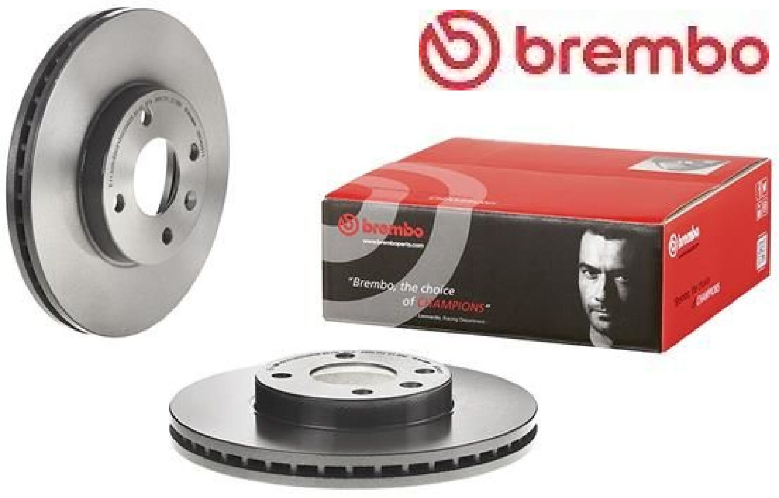 2x Bremsscheibe innenbelüftet 09.D426.11 BREMBO für CHEVROLET AVEO Schrägheck - Bild 3