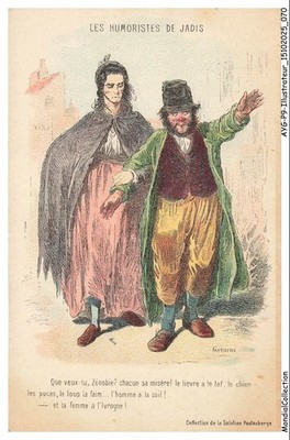 AYGP9-1080 - ILLUSTRATOR - DAUMIER - What do you want zenobia