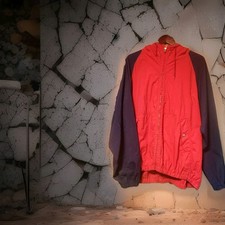 Polo Sport Ralph Lauren Hooded Rain Jacket Red Size Large Full Zip