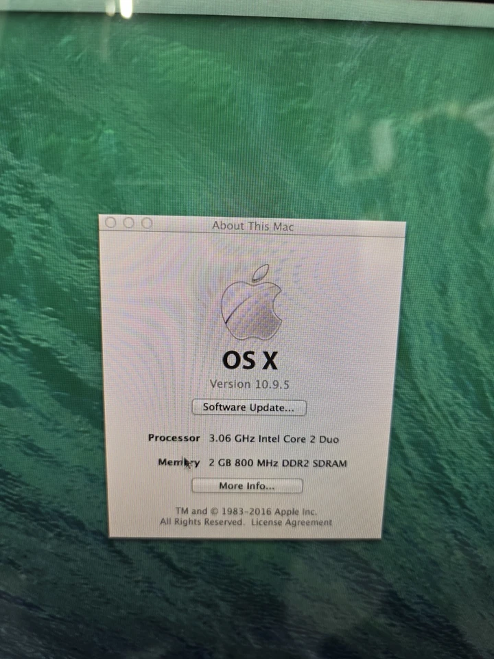 Apple iMac A1224 20" (500 GB SSD, Intel Core 2 Duo, 2.00 GHz, 2 GB)... - Image 2 of 4