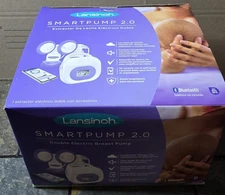 Lansinoh 44677-0532-50 SmartPump 2.0 Double Electric Breast Pump New