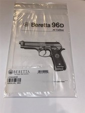 Beretta 96d .40 Caliber Pistol Gun Owners Manual Handbook 27 Pgs New Old Stock