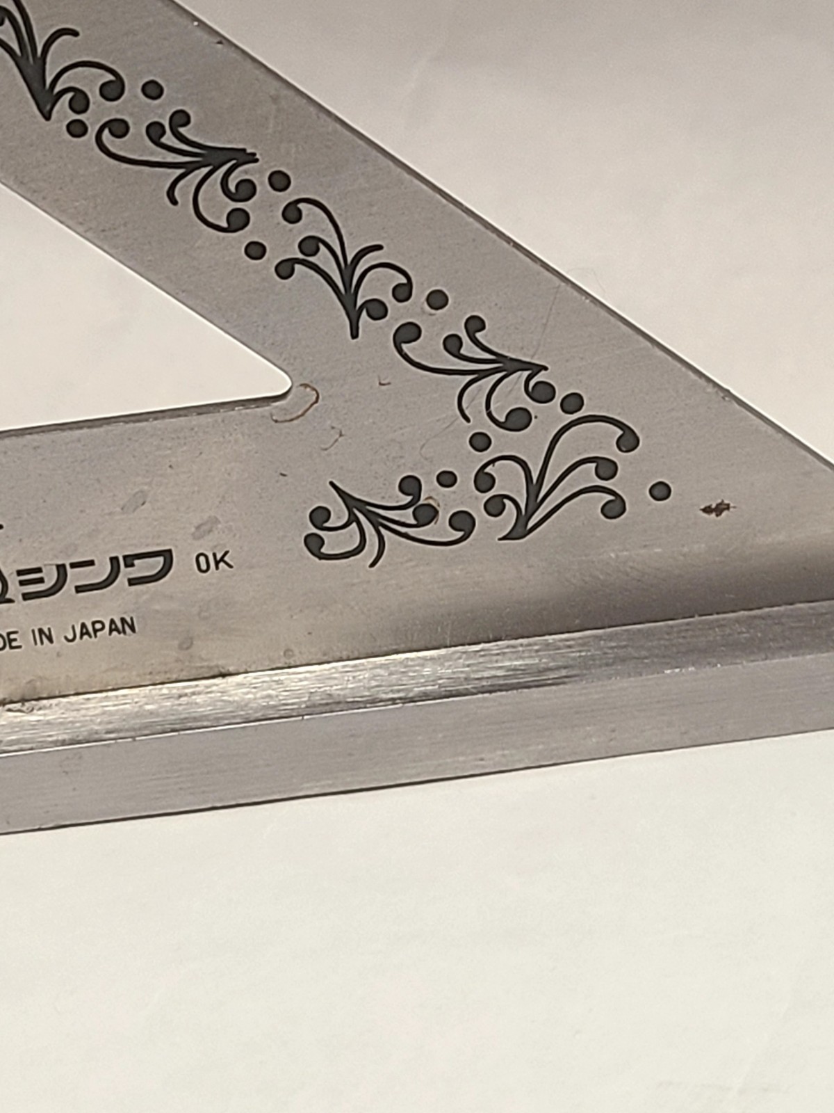 Vintage SHINWA 5F Steel 45 Degree Angle Mitre Square Woodworking Tool Japan