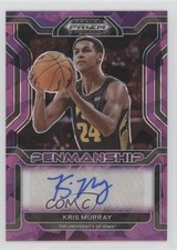 2022 Prizm Draft Picks College Penmanship Purple Ice 11/99 Kris Murray Auto 1pe9