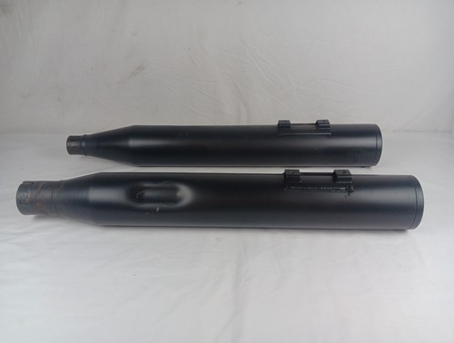 VANCE & HINES FOR HARLEY 17+ FL 4 in BLACK ELIMINATOR SLIP-ON MUFFLERS 1801-1067 - Bild 16 von 22