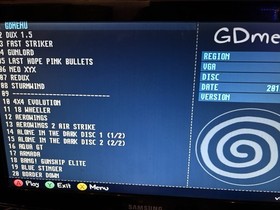 SEGA Dreamcast GDEMU 128GB Vintage Retro