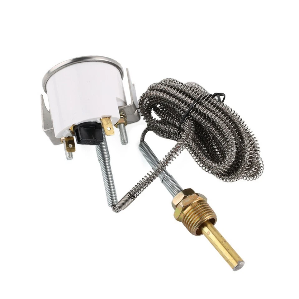 Automotive 12V Mechanical Temperature Gauge 52mm with Integrated Sensor - Image 3 of 4