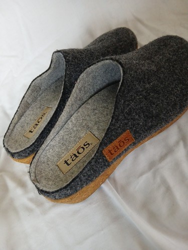 Zueco sin cordones de lana Taos talla 40 suela absorbente de golpes de lana carbón soporte para arco - Imagen 3 de 10