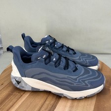 Under Armour Project Rock 6 Hombres Zapatos de Entrenamiento Azul Camuflaje 3026534-400 Talla 11