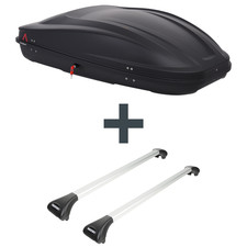 Dachbox G3 Spark 400 + Dachträger Menabo Ariete für Mini Clubman Typ R55 NEU Set