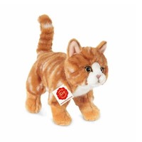 Teddy Hermann Kuscheltier Katze Getigert, Stehend Stofftier PlüSchtier