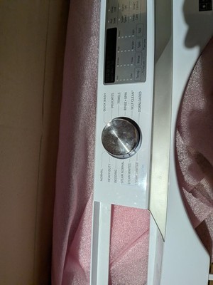 Samsung DC97-22462U Washer Control Panel White Smart Control Steam Sanitize