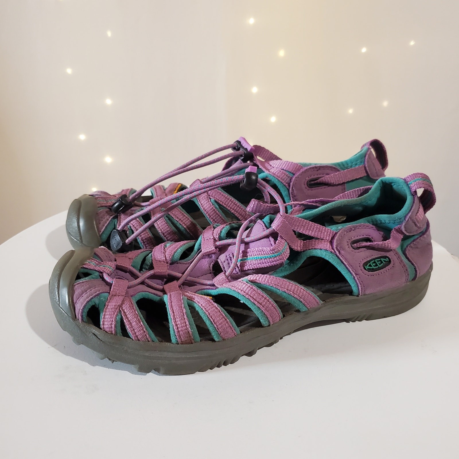 Sandali Keen Whisper 4 impermeabili da trekking outdoor donna taglia 5 viola abbigliamento attivo