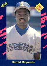 1990 Classic #128 Harold Reynolds Seattle Mariners