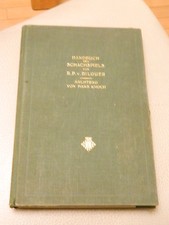 Handbuch des Schachspiels + R.P. v. Bilguer -  Hans Kmoch Schach 1930