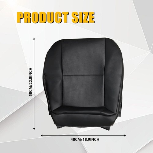 Cubierta de asiento inferior negra para conductor + pasajero Mercedes Benz C250 C300 C350 08-14 - Imagen 3 de 17