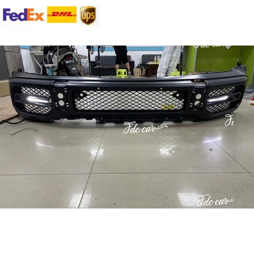 2PCs Carbon Fiber Bumper Cover LED Light for Benz W463A W464 G63 AMG - Picture 5 of 6