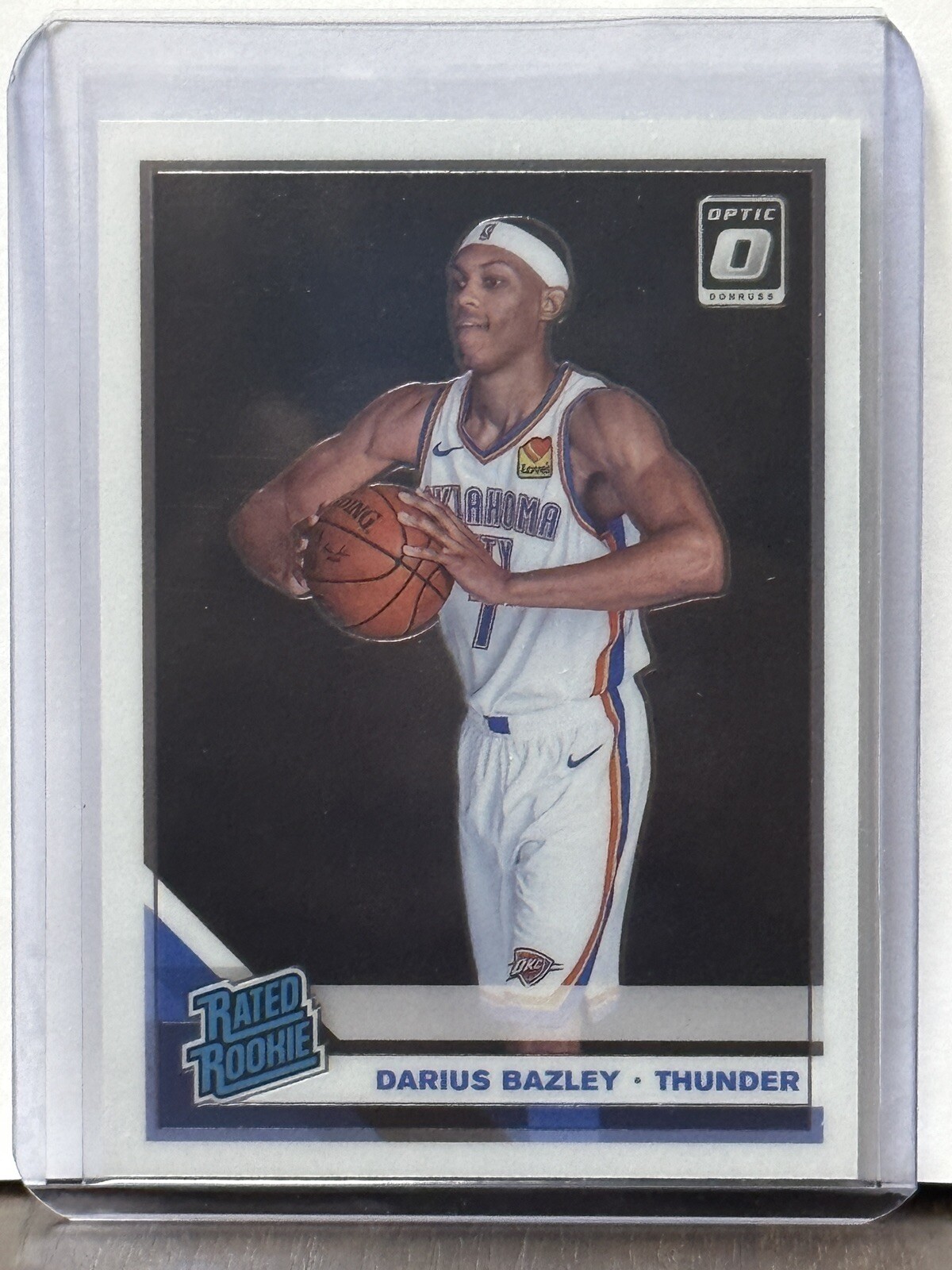 2019-20 Panini Donruss Optic Darius Bazley Rated Rookie RC #156 Thunder