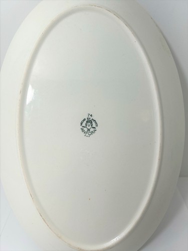 Anfora Restaurant ware Oval Serving Platter Dona Maria blue - Picture 9 of 10