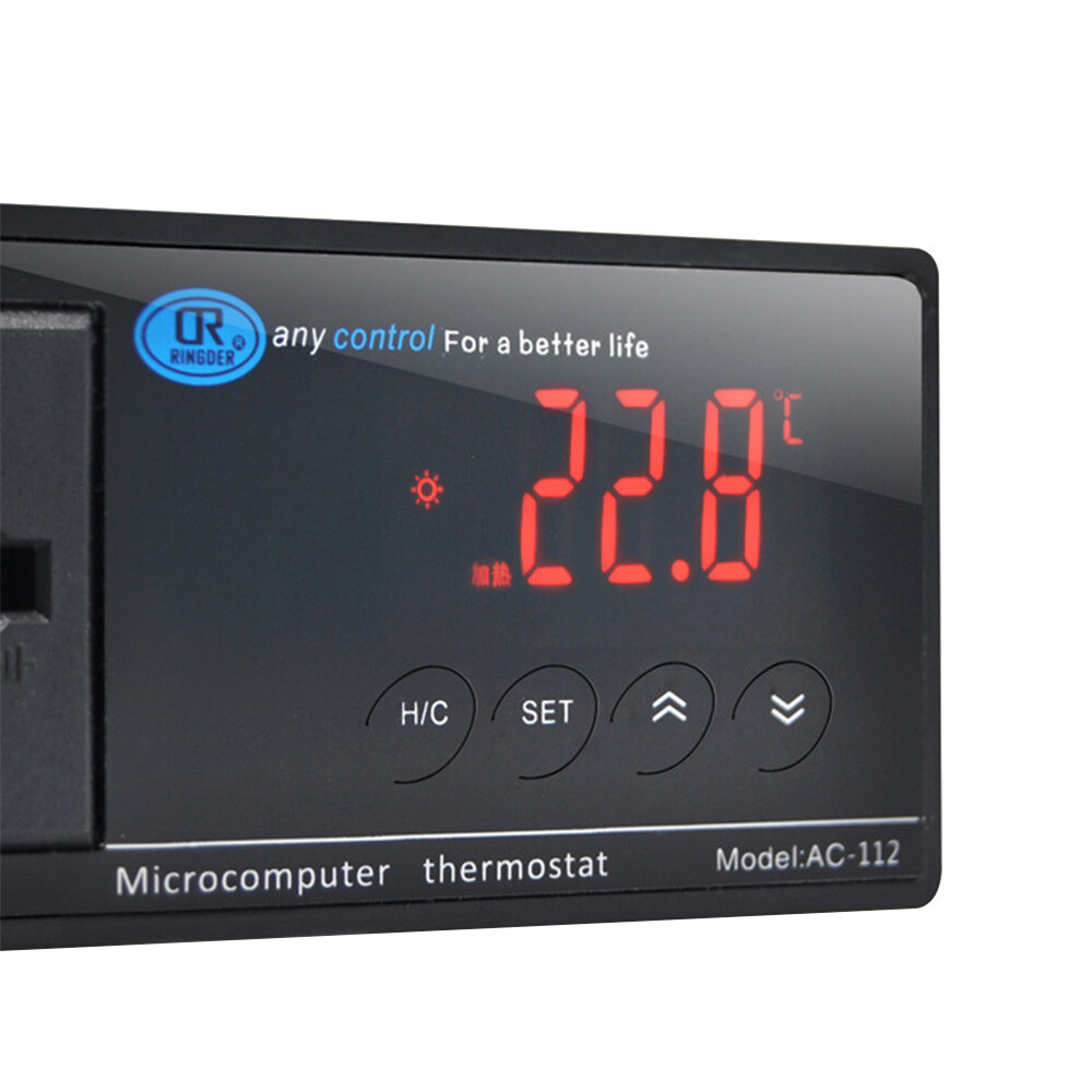 YTgilo Digital Thermostat 12V – Microcomputer Temperature Controller For Aquarium, Incubator, Home DIY & Cabinets - View #9