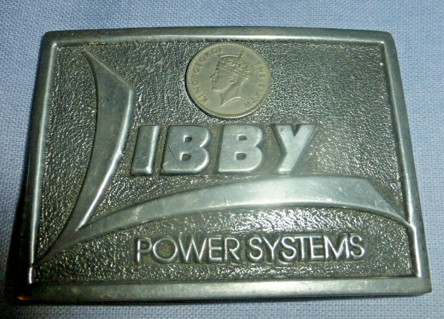 Libby power systems king george the sixth belt buck gem
