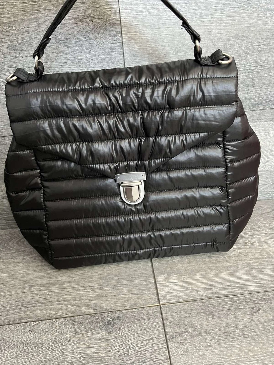 Think Royln Large Top Handle Crossbody The Evelyn Black Bag