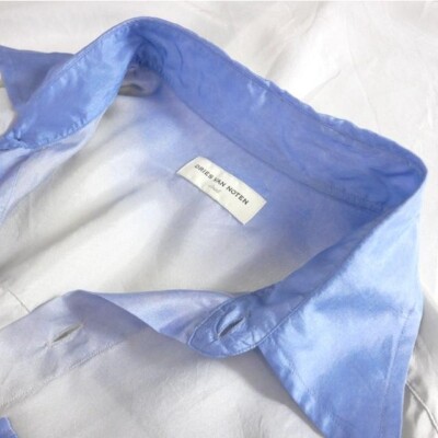 Dries Van Noten 24SS Calender Tris Oversize Silk Long Sleeve Shirt